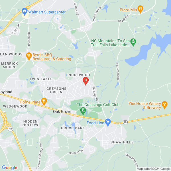 Waste Bin Cleaning Durham NC location map: 5805 Wrenwood Court, Durham, NC